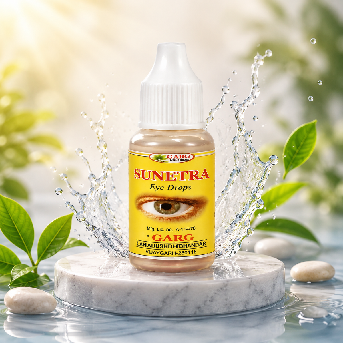 Garg Sunetra Eye Drops – Eye Care for Tired, Dry & Irritated Eyes